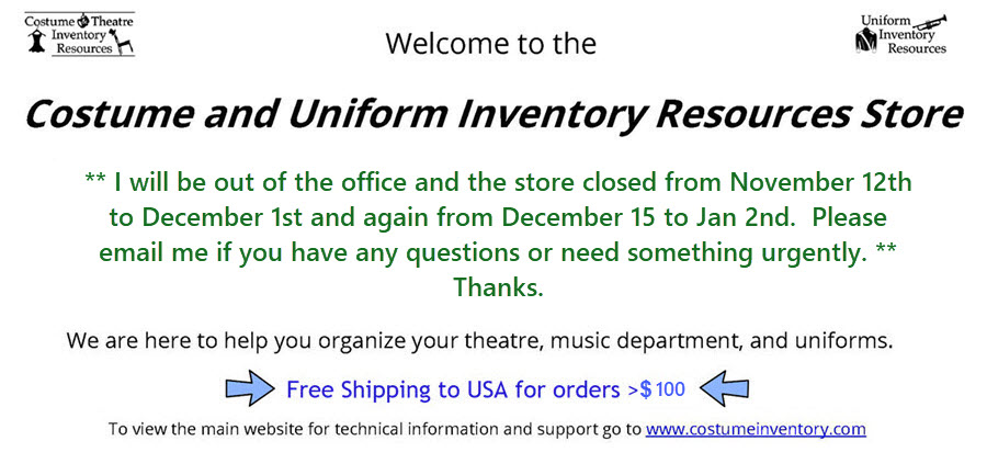 Costume Inventory Resources