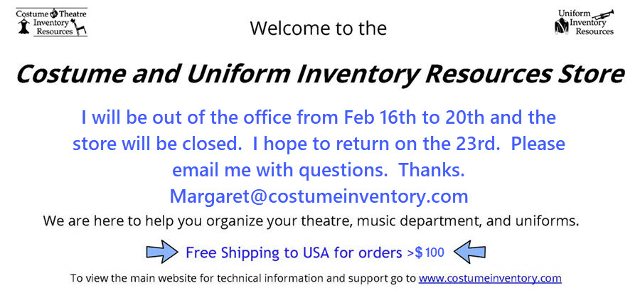 Costume Inventory Resources