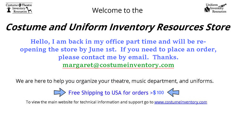 Costume Inventory Resources